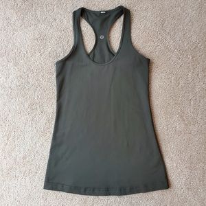 Lululemon Cool Racerback tank - Gator Green